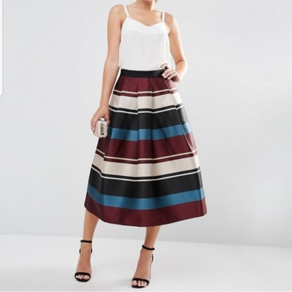 Ted Baker London Dresses & Skirts - NWT Ted Baker Majida London Blue and Black A-Line Skirt 6